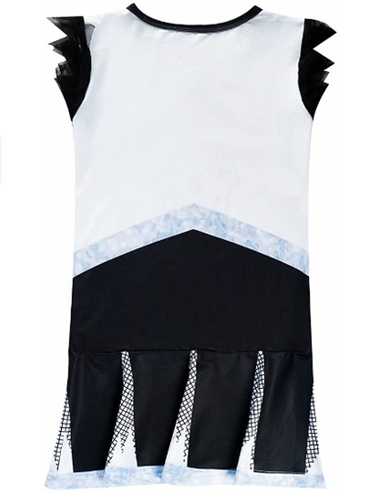 Cheerleader Costume Scary Skeleton Cheer Dress
