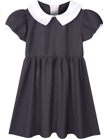 Girls Costume Summer Puff Sleeve Dress