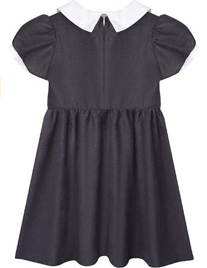 Girls Costume Summer Puff Sleeve Dress