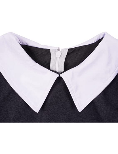 Girls Costume Summer Puff Sleeve Dress