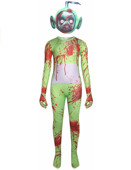 Scary Costume Cosplay Jumpsuit with Mask
