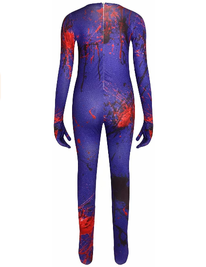Scary Costume Cosplay Jumpsuit with Mask