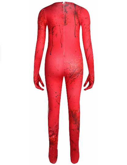 Scary Costume Cosplay Jumpsuit with Mask
