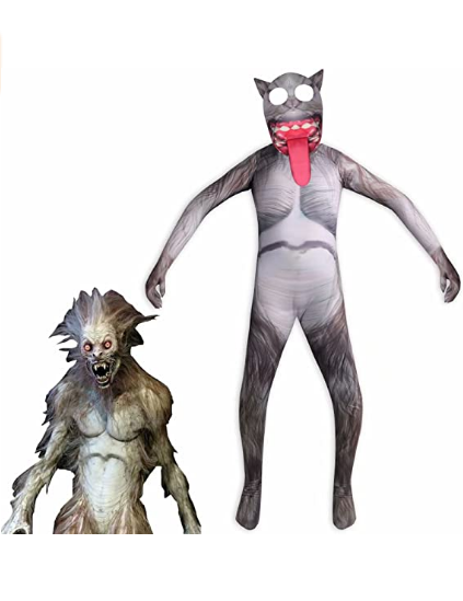 Werewolf Costume Suits Kids Scary Jumpsuit