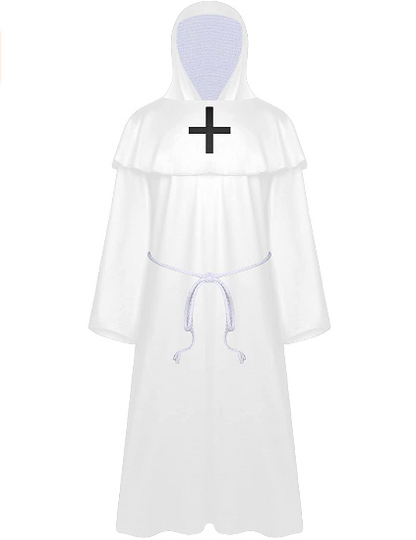 Priest Robe Costume for Halloween Unisex Kids