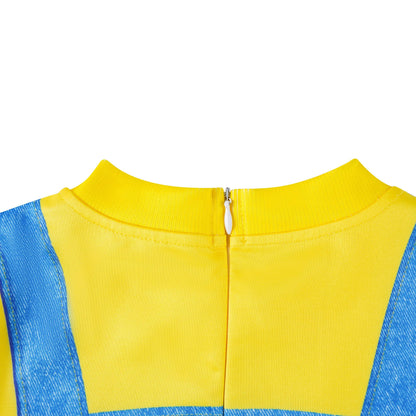 Minions Costume Classic Child Costume Halloween Cosplay Party for Kids play dress up for boys/girls with 4 - 12 Years