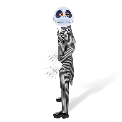 Jack Costume Kids Christmas Halloween Costume Boys Halloween Costume Cosplay Outfit with Mask and Gloves 4-12 Years