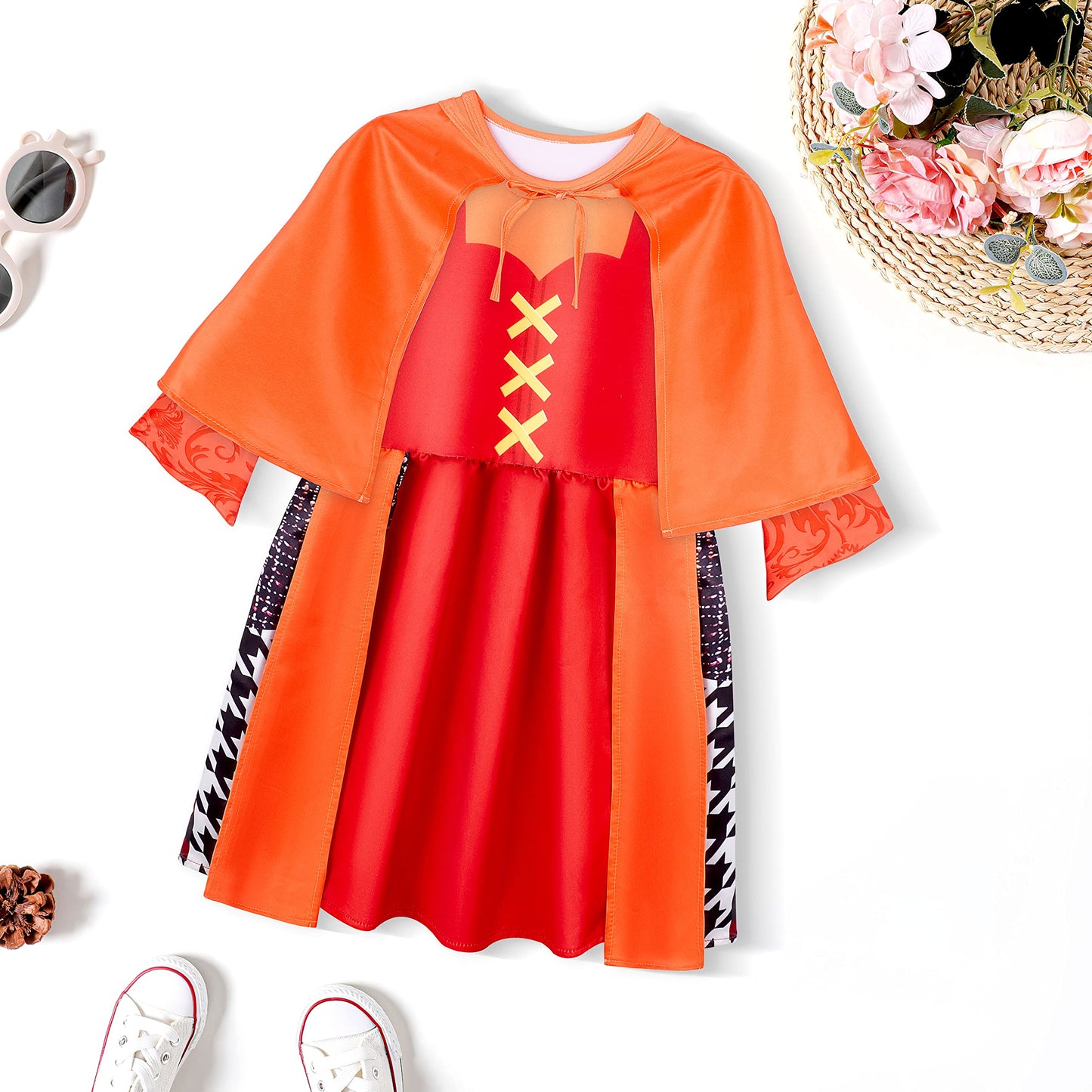 Hocus Pocus 2 Cosplay Costume for Girls Kids Witch Toddler Witch Costume Cosplay Dresses Halloween Dress Up