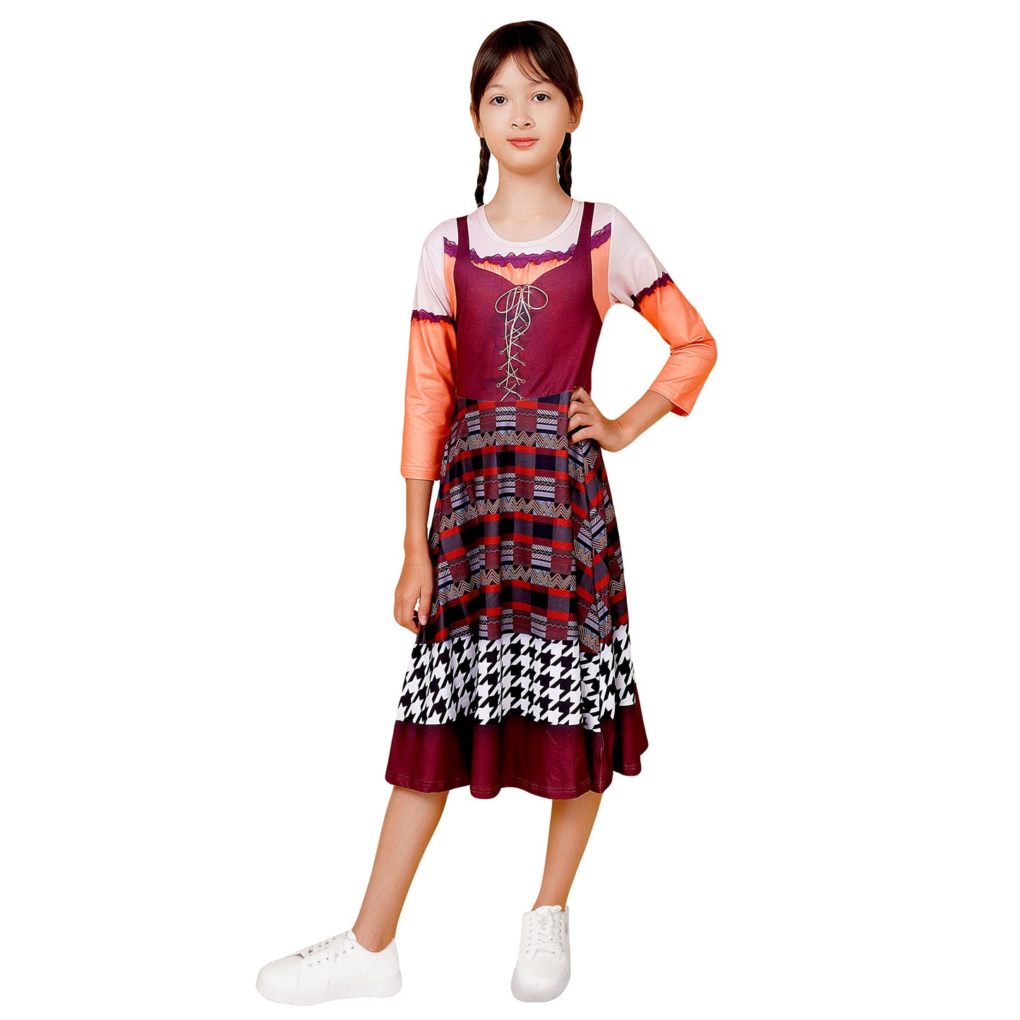 Hocus Pocus 2 Cosplay Costume for Girls Kids Witch Toddler Witch Costume Cosplay Dresses Halloween Dress Up